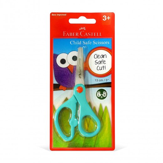 Faber-Castell Child-Safe Scissors, Green