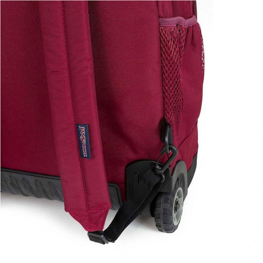 حقيبة بعجلات درايفر 8, باللون الأحمر من جان سبورت