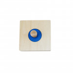لعبة لغز الاشكال, شكل دائرة صغيرة, باللون الازرق من اديوفن