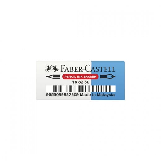 Faber-Castell Erasers Plastic venyl White/Blue