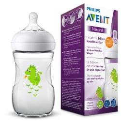 Suavinex Baby Bottle Hygge with 3 Positions Teat - 240 ml - 6-18 Months -  Pink girl