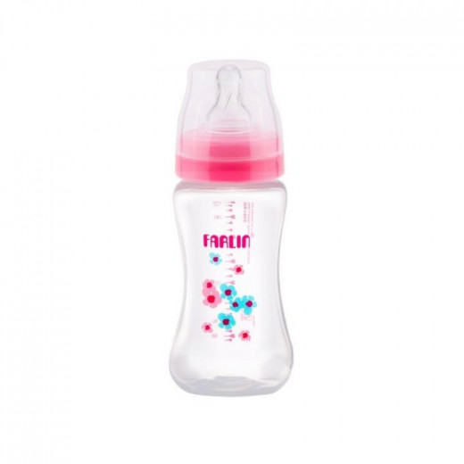 Farlin Feeding Bottle, 270ml, Baby Pink