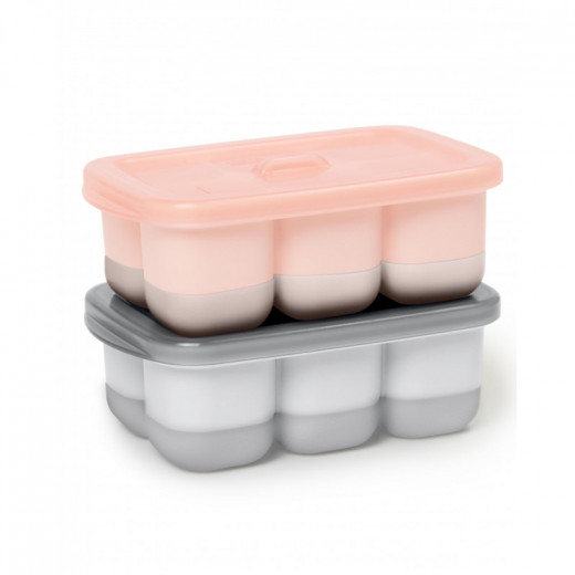 Skip Hop Easy-Fill Freezer Trays, Coral