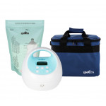 Spectra Jordan S1 Plus Electric Breast Pump + Baby Breast Milk Storage Bags 30 Pieces + Breast Pump Bag