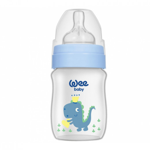 Wee Baby Classic Plus Wide Neck PP Bottle 250 ml, Blue