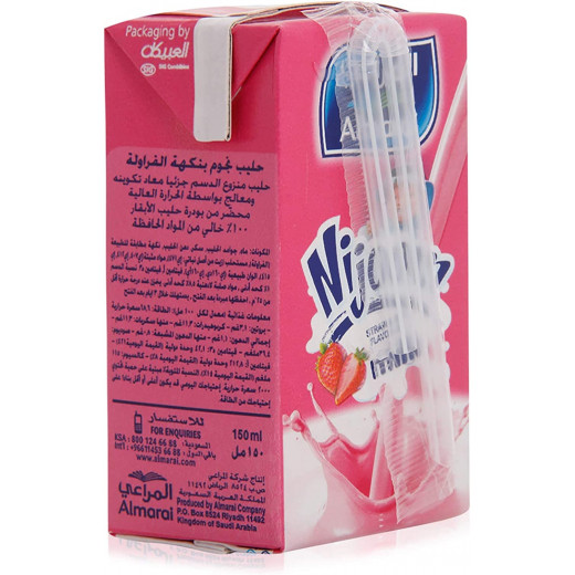 Al Marai Nijoom Strawberry Flavored Milk, 150 ml
