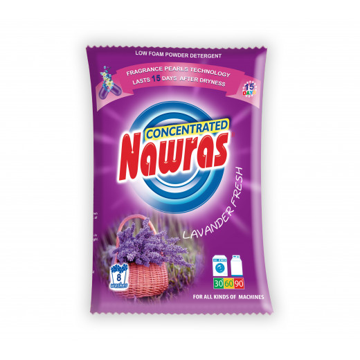 Nawras Concentrated Detergent Powder, Lavender, 700 Gram