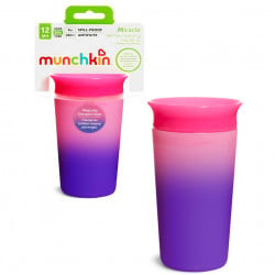 Munchkin Miracle 360° Color Changing Sippy Cup, Pink Color, 266 Ml