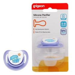 Pigeon Silicone Pacifier Step 2 - (Elephant)