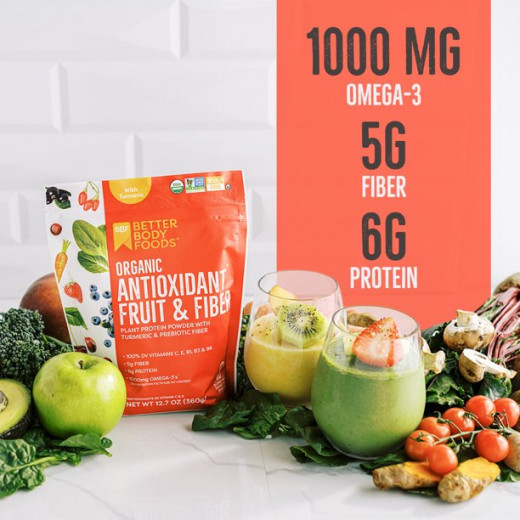 Better Body Food Organic Antioxidant Fruit & Fiber, 360 Gram