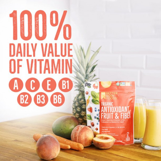 Better Body Food Organic Antioxidant Fruit & Fiber, 360 Gram