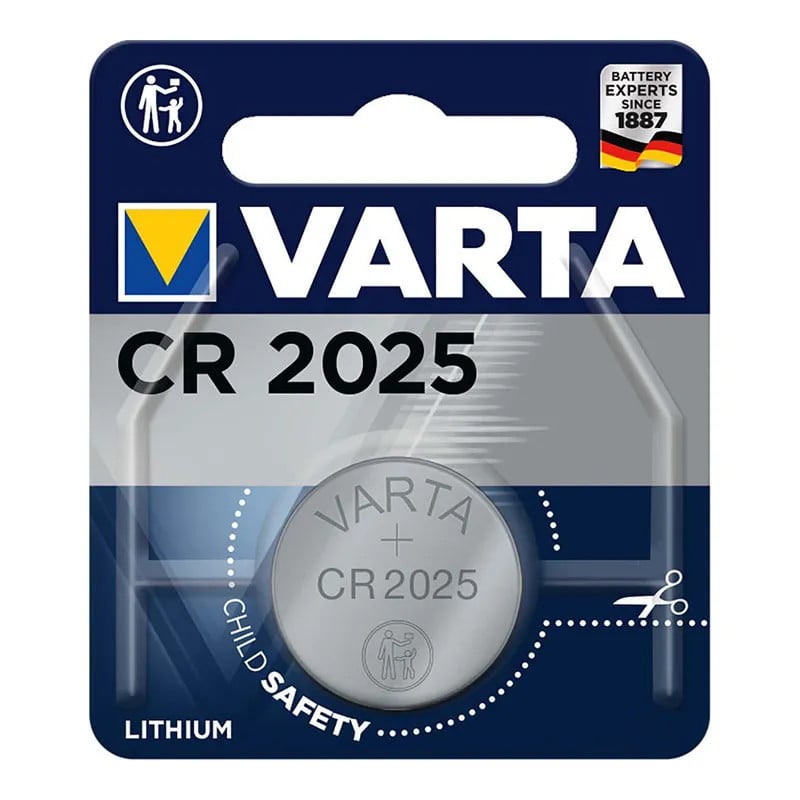 Varta VARTA-CR2025-BP 165mAh 3V Lithium Primary Coin Cell Battery | Home | Electronics | Chargers & Batteries