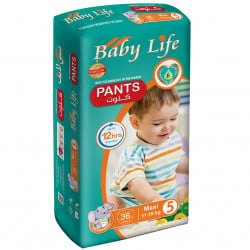 Baby Life Pants, Size 5, 11-18 Kg, 36 Pants