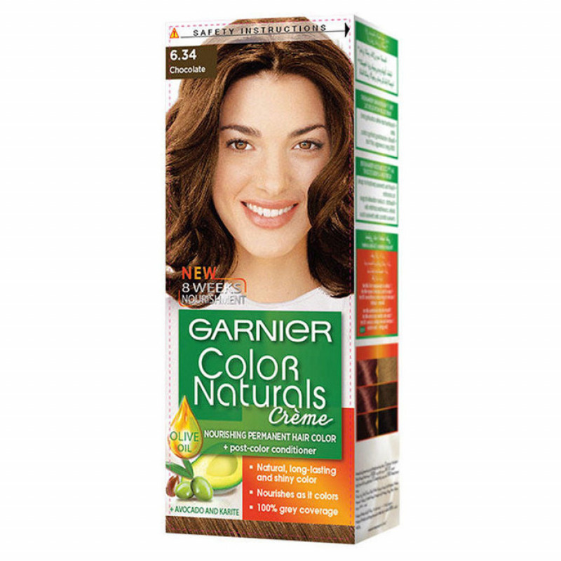 Garnier Color Naturals Nourishing Cream Hair Dye,  Chocolate | Garnier  | | Jordan-Amman | Buy & Review
