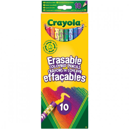 Crayola Set of 10 pencils erasable