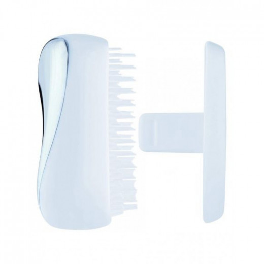 Tangle Teezer Compact Styler Baby Chrome Hair Brush, Blue