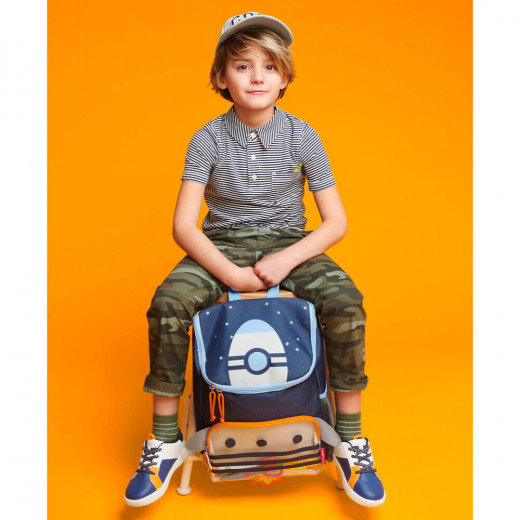 Skip Hop Spark Style Big Kid Backpack, Rocketship Design