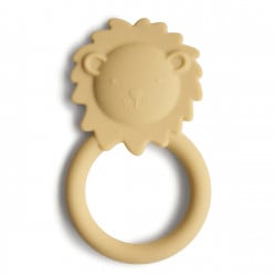 Mushie Teething Ring for Babies, Lion Design