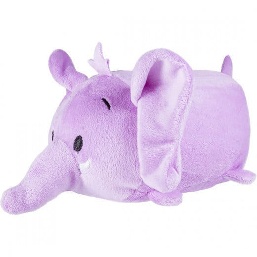 Mini Cute Plush Toy, Elephant Design, Purple Color