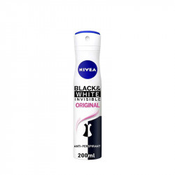 Nivea Invisible Black & White Spray Deodorant, 200 Ml