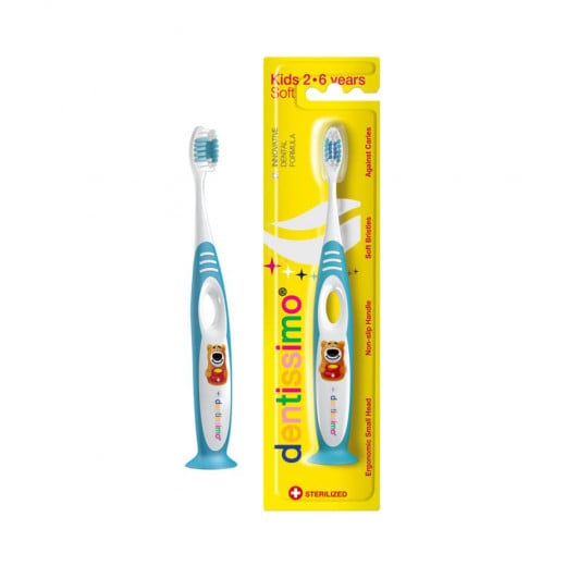 Dentissimo Soft Toothbrush for Kids, 2-6 Years, Blue Color