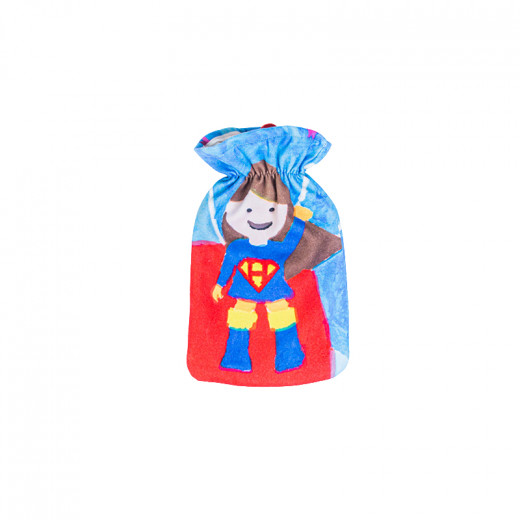 Heat Pack With Fabric Cover Designed With Superhero Theme For Girls
