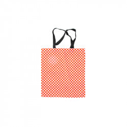 Tote Bag In A Traditional Hatta Red & White Pattern