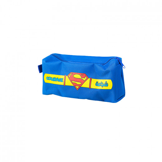 Multi-use Superhero Pouch Designed With The Word Courage In Arabic
