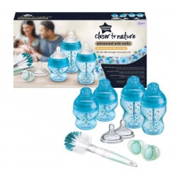 مجموعة ادوات وزجاجات الأطفال حديثي الولادة +0 اشهر, باللون الازرق من تومي تيبي