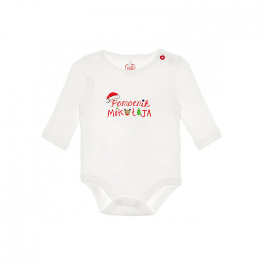 Cool Club Baby Bodysuit Set, Christmas Design,  Red & White Color, 2 Pieces