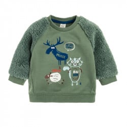 Cool Club Long Sleeves Boy Blouse, Green Color