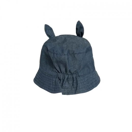 Cool Club Kids Hat, Rabbit Design, Navy Color