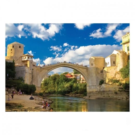 Ks Games Puzzle, Old Mostar Bridge Bosnia Design, 500 Pieces