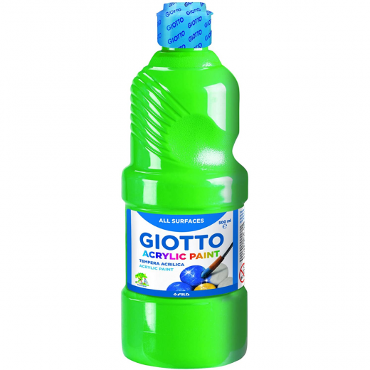 Giotto Acrilic, Green Color, 500 Ml