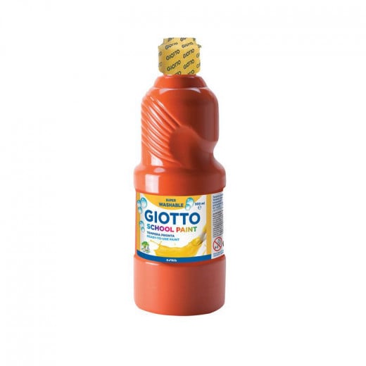 Giotto School Paint, Scarlet Red Color, 500 Ml