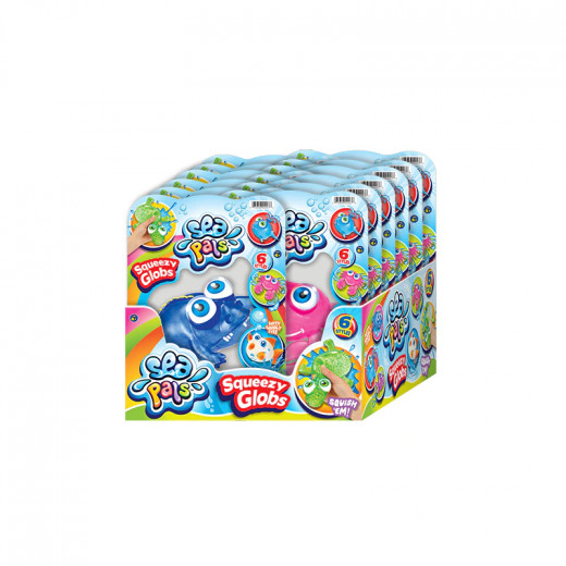 Jaru Globbie Sea Pals Squeeze, Multi Design,  Assorted Colors, 1 Piece