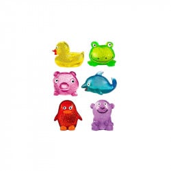 JA-RU Jumbo Squishy Gummy Bears Toys (24 Squishy Bears) Giant Animal  Squeeze Toys for Kids. Stress Relief Fidget Toys. Sensory Therapy Room