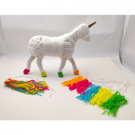 ToyKraftt Mom & Baby Yarn Unicorn