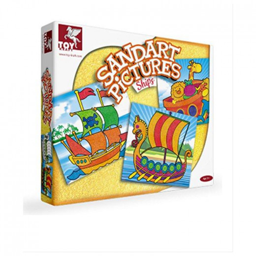 Toy Kraft Sand Art Pictures, Ships Design
