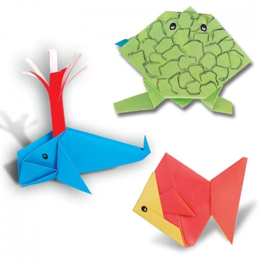 ToyKraft Box Of Paper Craft Kit, Sea World Design