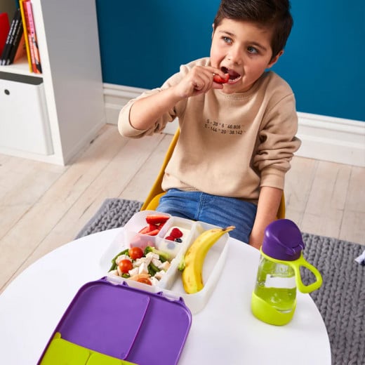 صندوق غذاء للاطفال, باللون الليلكي من بي بوكس