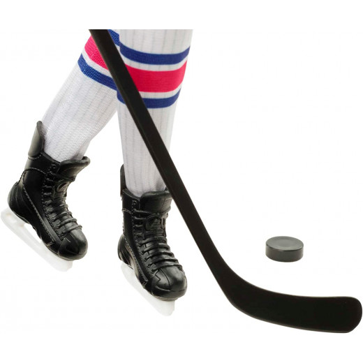 Barbie Winter Jersey Sports Hockey Player Doll, Assorted