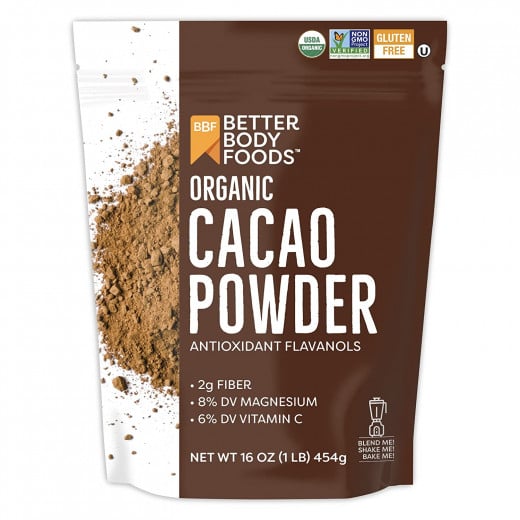 Better Body Food Organic Cacao Powder, 454g