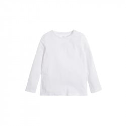 Cool Club Long Sleeves Solid Blouse, White Color