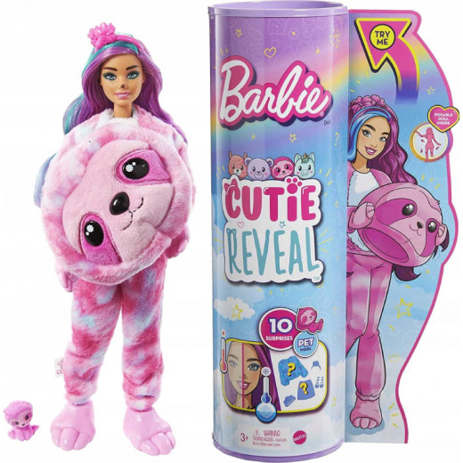 Barbie Cutie Reveal Doll Sloth