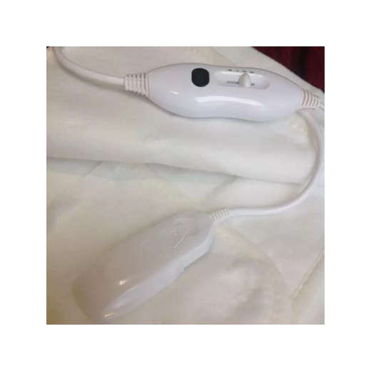 بطانية كهربائية غير منسوجة من توست مع جهاز تحكم - كوين - أبيض (مع الضمان) من نوفا هوم