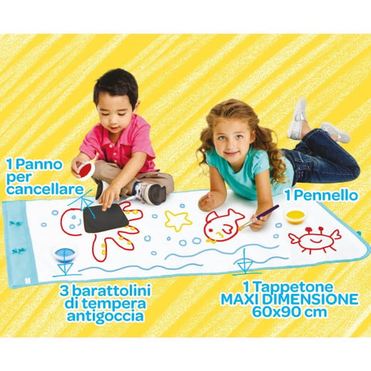 Crayola Painting Mat, Maxi Reusable Painting Surface with Washable Temperas
