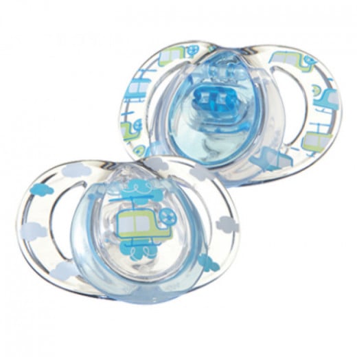 Tommee Tippee Closer to Nature Soother Fashion Style, Assorted Color, 3-9 months, 2 Pieces