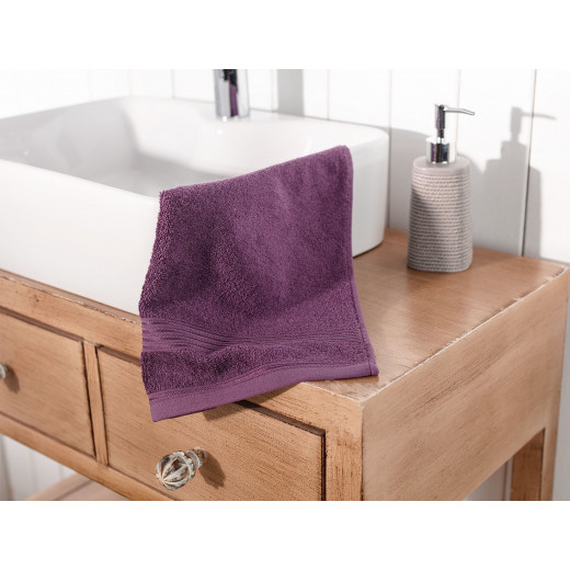 Madame Coco Clarette Hand Towel 30x46 cm, Purple Color