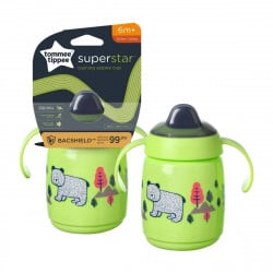 Tommee Tippee Superstar Trainer Sippy Cup for Toddlers, Green Color, 300Ml
